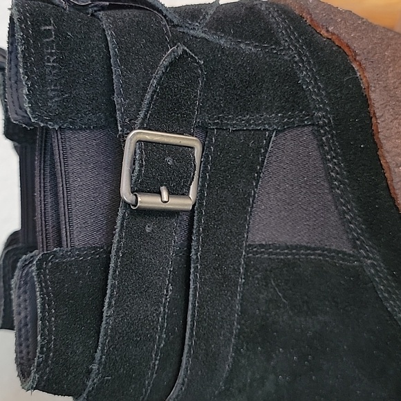 Merrell Women's Black Wedge Ankle Boots - Picture 4 of 10